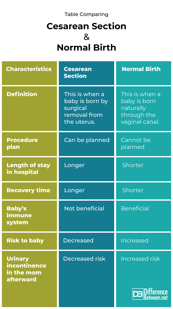 Cesarean Section and Normal Birth