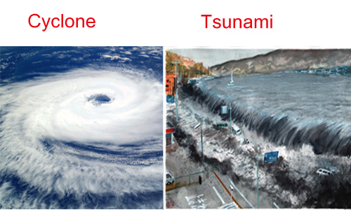 Cyclones and Tsunami