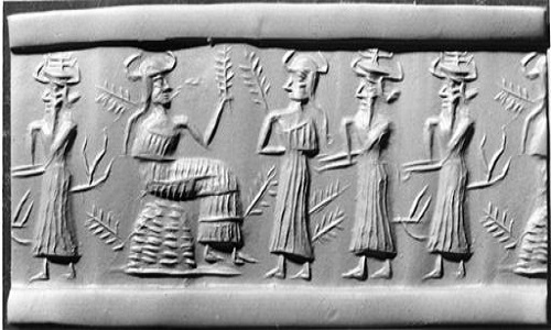 512px-Mesopotamian_-_Cylinder_Seal_-_Walters_42564_-_Impression