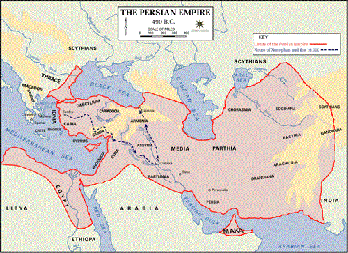 Difference between the Ottoman Empire and the Persian Empire