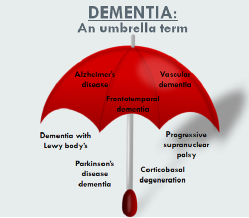 Difference between Dementia and Alzheimer's