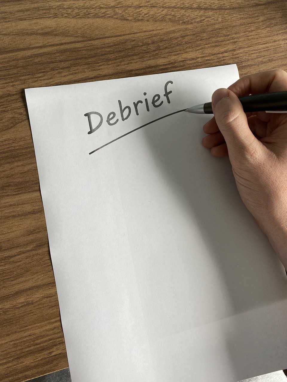 Difference Between Briefing and Debriefing